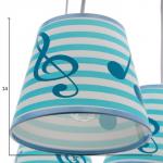 Люстра 86205/5 E27 40 Вт голубой 59?54?27-107 см BayerLux