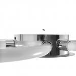 Люстра 1802/3 LED 60 Вт 4000К хром 55?55?10 см BayerLux