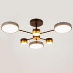 Люстра 86507/6 LED 63 Вт 3000-6000К черный-золото 72?72?23 см BayerLux