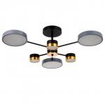 Люстра 86507/6 LED 63 Вт 3000-6000К черный-золото 72?72?23 см BayerLux