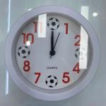 Будильник Футбол 12*4см белый