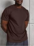 Футболка "Однотонная" Шоколад Мужской