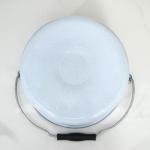 Ведро цилиндрическое эмалированное, 9 л, с крышкой, МИКС