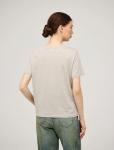 Бежевая базовая футболка HASS