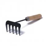 Грабли, длина 26 см, ширина 9 см, резная ручка, Greengo