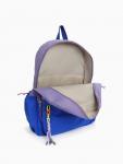 Рюкзак молодёжный на молнии, с карманами, двухцветный, размер 31?15?46 см, сиреневый/синий