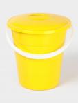 Ведро с крышкой «Евро», 8 л, d=26 см, h=25.2 см, МИКС