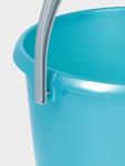 Ведро с крышкой «Соло», 7 л, перламутровое бирюзовое