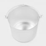 Ведро с крышкой, 10 л, h=21.5 см, d=26 см, алюминий