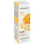 Витаминизирующая кремовая пенка для умывания с экстрактом юдзу, 100мл, Consly