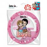 Love is…Набор бумажных тарелок, 6 шт d=180 мм