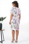 Платье ALANI 2352 молоко+цветы