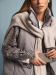*Жилет укороченный серый женский