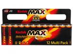 Батарейка "KODAK" MAX LR6-12BL [KAA-12] (120/720/17280)