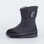 серый сапожки женская Войлок