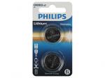 Батарейка "PHILIPS" CR2032-2BL  литиевые 2шт, (2/40/400/56000)  (цена за 1шт.)