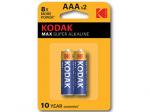 Батарейка KODAK MAX LR03-2BL (20/100/16000) (цена за 1 шт.)