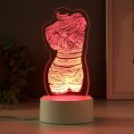 Светильник 3D RISALUX «Венера», LED-ночник, RGB, от сети