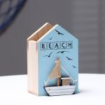 Карандашница дерево TAKE IT EASY «Пляж», 13?8?6 см