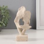 Бюст фигурка полистоун «Влюблённые», белый в крапинку, 7.5?5?14.5 см