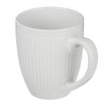 MILLIMI Набор кружек 2 шт, 380мл., белый рельеф, фарфор