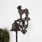 Колокол настенный чугун «Собака», декор, 24?10?13.5 см