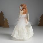 Интерьерная кукла текстильная «Ангелочек в белом цветочном платье», 8?7?16.5 см