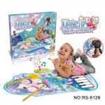 Музыкальный коврик мягкий Оркестр, на батарейках