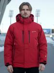 Горнолыжная куртка мужская зимняя красного цвета 88006Kr