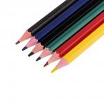 Карандаши 6цв. ClipStudio шестигранные заточ., пластик, в карт.кор. с подвесом