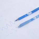 Авторучка гелевая "пиши-стирай" синяя, антискользящий корпус с принтом "Собачки", 3 дизайна