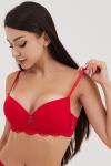 Бюстгальтер жен. Derby красный Balconette bra, 0120261104