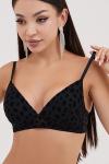 Бюстгальтер жен. Viana черный Padded Triangle bra, 0120265077
