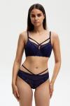 Бюстгальтер жен. Petry синий Balconette bra, 0120247004