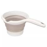 КОВШ СКЛАДНОЙ С РУЧКОЙ ZOOM 1,1л Светло-бежевый (20)