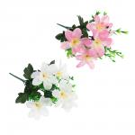 Букет искусственных цветов тм LADECOR настурция галант, длина 30 см