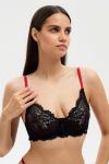 Бюстгальтер жен. Lanty черный Soft bra with wire, 0120246009