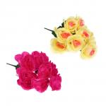 Букет искусственных цветов тм LADECOR розы, длина 43 см