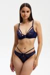 Бюстгальтер жен. Mistina синий Soft bra with wire, 0120246006