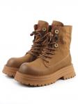 01-A14-2 LT. BROWN Ботинки демисезонные женские (натуральная кожа)