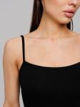 Женская майка на бретелях Lingeamo черная ЛТ-07 (7)