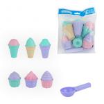 87973 Песочный набор "Бабл-гам" 13 предметов, в пакете  У1155