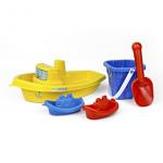 87975 Песочный набор "Пляжный" 5 предметов, в сетке  У1157