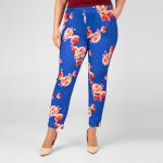 Брюки, трикотаж, васильковый