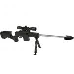 295322 Автомат с лазер. прицелом, с фонарем, на подставке 993-1 в кор. в кор.24шт