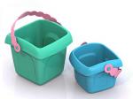 ШКД26 Набор для песка Лето ШКОДА 6 (Ведро мал.+ведро бол.)