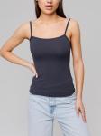 Женская майка на бретелях Lingeamo графит ЛТ-07 (33)