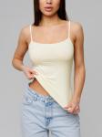 Женская майка на бретелях Lingeamo кремовый ЛТ-07 (131)