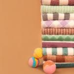 Полотенце банное «Этель. Геометрия», 70?140 см, коричневое