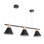 Люстра 1066/3BK E27 60 Вт черный 90?20?90 см BayerLux